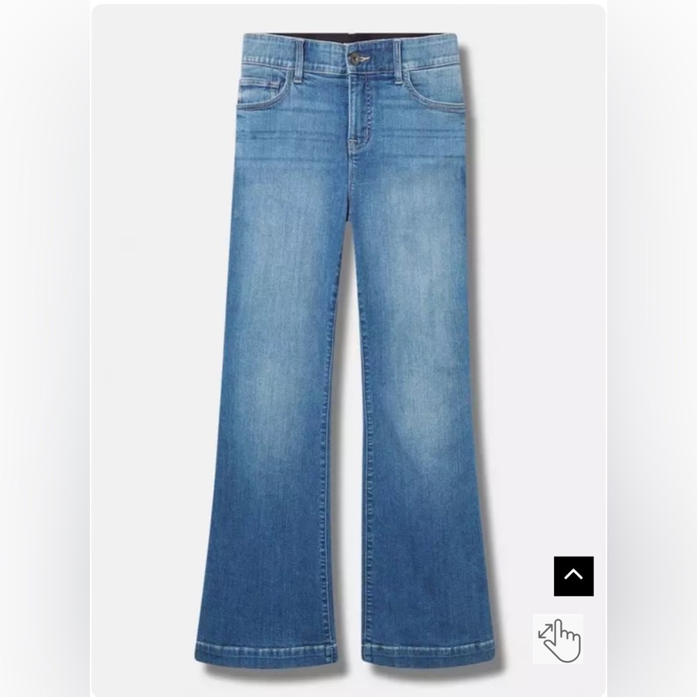 Torrid Bombshell Flare Premium Stretch Men Jeans - Light Blue - Size 14R